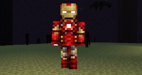 Скин Iron Man для Mineraft PE