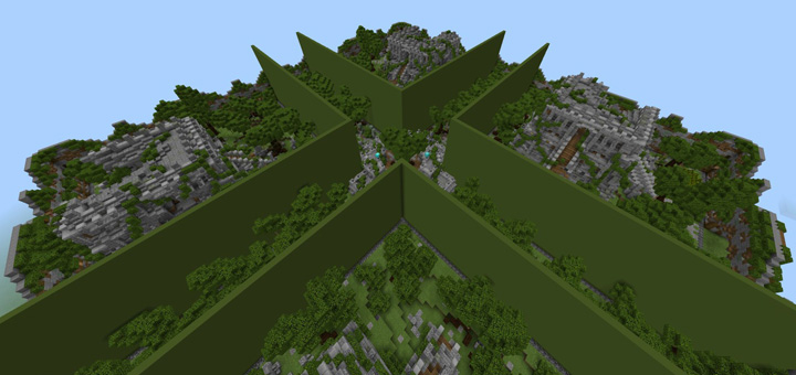 Стена - Карта Minecraft PE