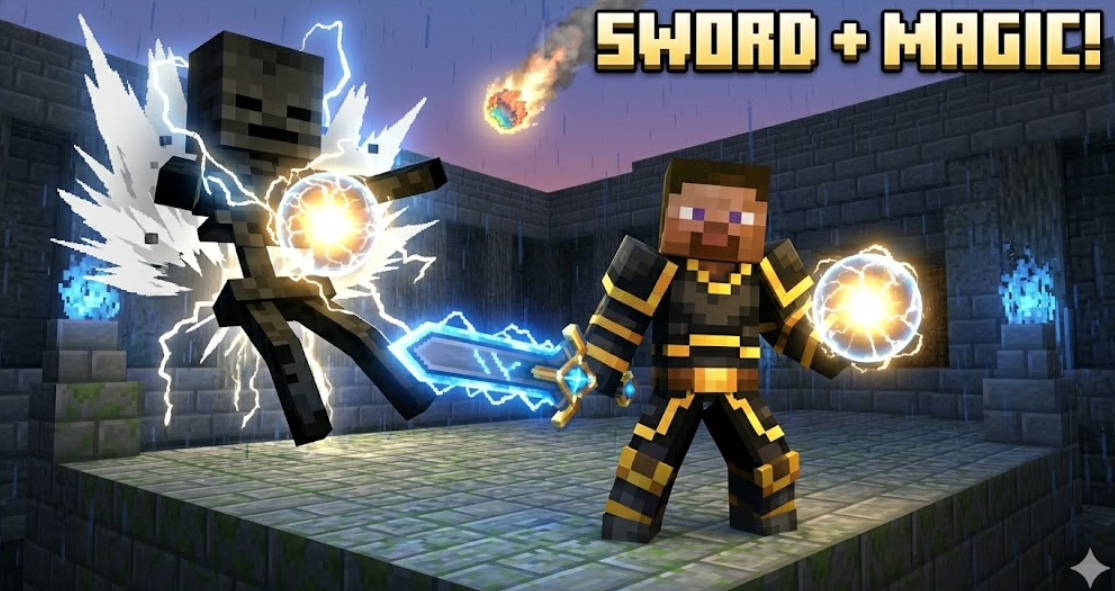 Мод SWORD + MAGIC: Глобальное обновление боевой системы