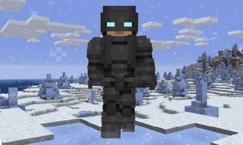 Скин Бэтмен против Супермена для Mineraft PE